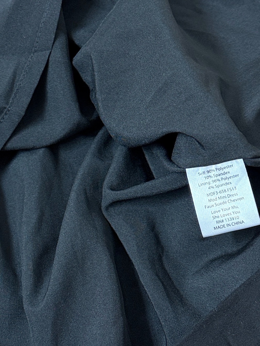 Show Me Your Mumu Faux Suede Chevron Mod Mini Dress - Picture 8 of 9